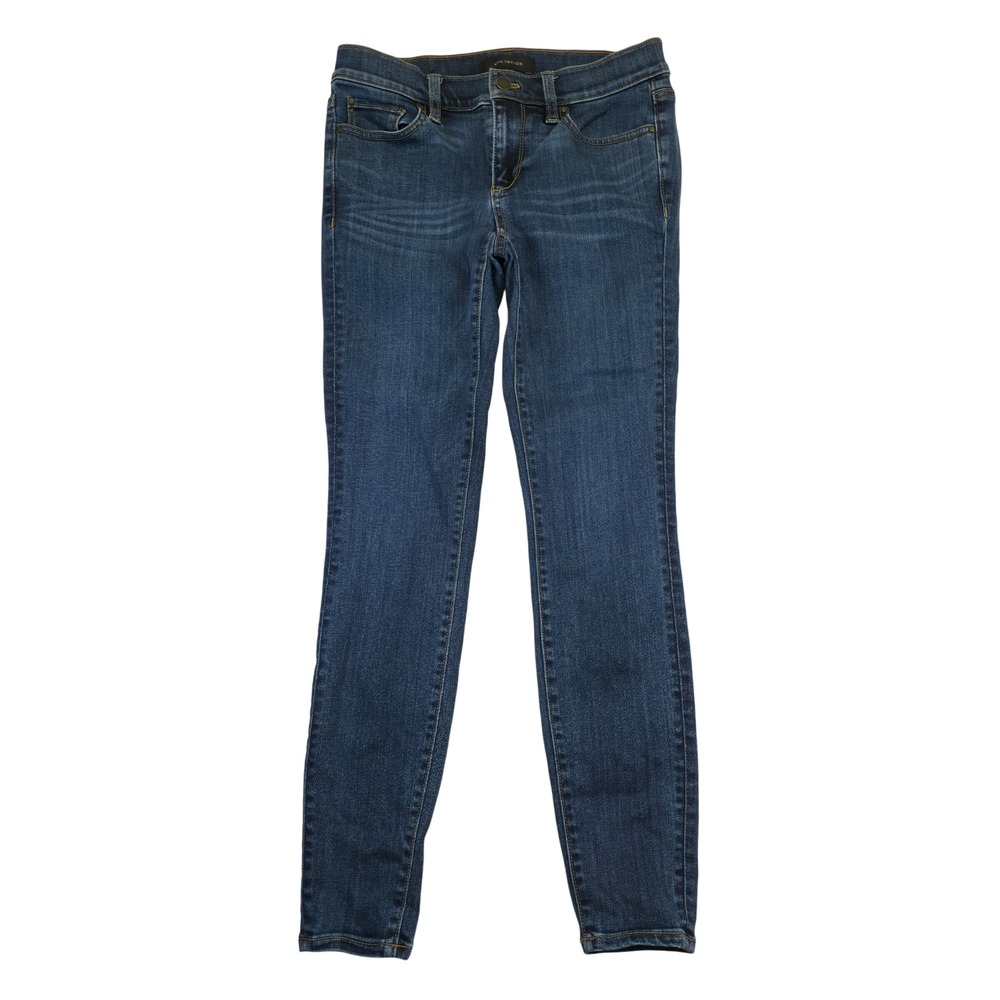 Ann Taylor The Skinny Ankle Modern Fit Jeans Medium Wash Women's Size 2
